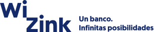 Logo WiZink. Un banco. Infinitas posibilidades.