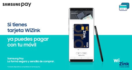 WiZink se une al servicio de pago móvil Samsung Pay