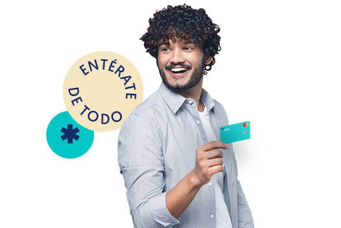 hombre con tarjeta