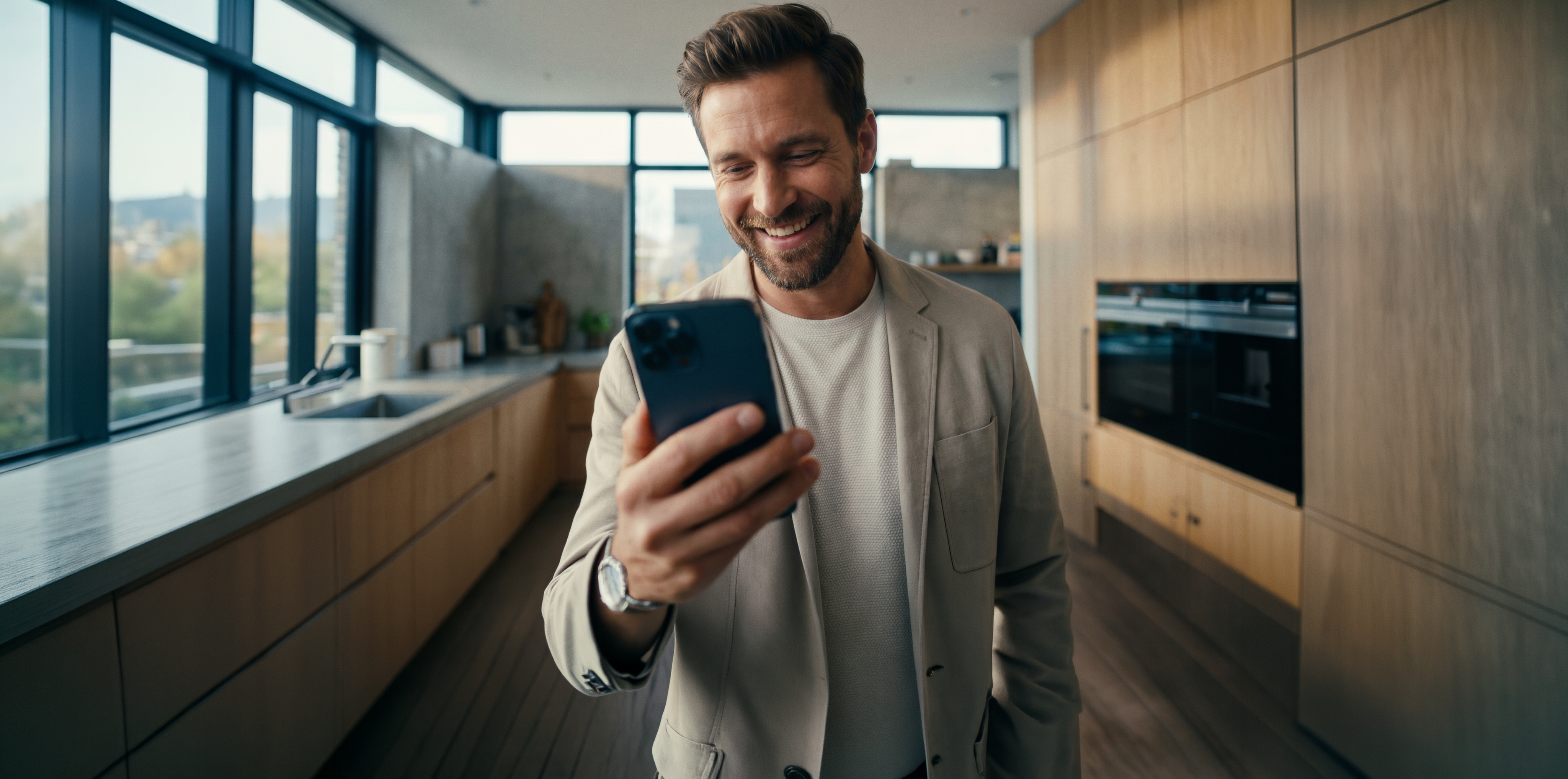 Hombre con teléfono